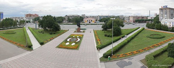 Центральная площадь Уссурийска до реконструкции