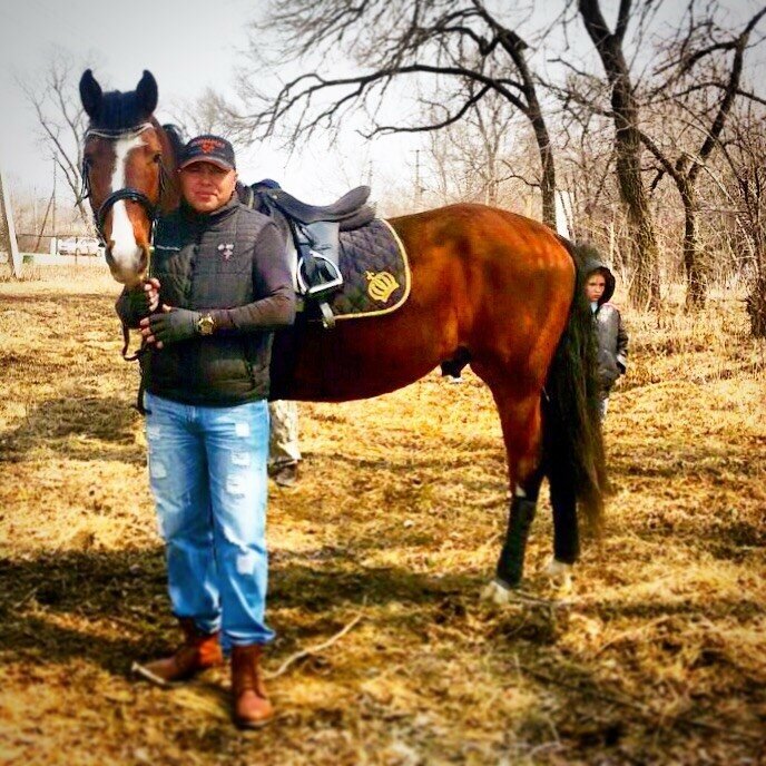 Алексей Теняков с Лошадьми