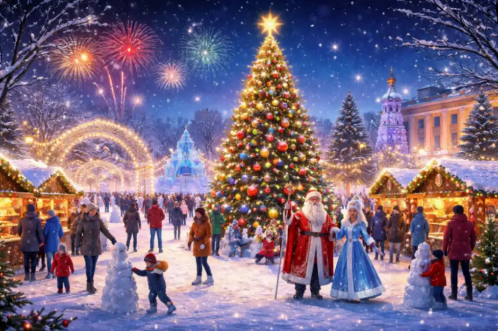 Праздничная жизнь Уссурийска: конкурсы, мероприятия и подготовка к Новому году